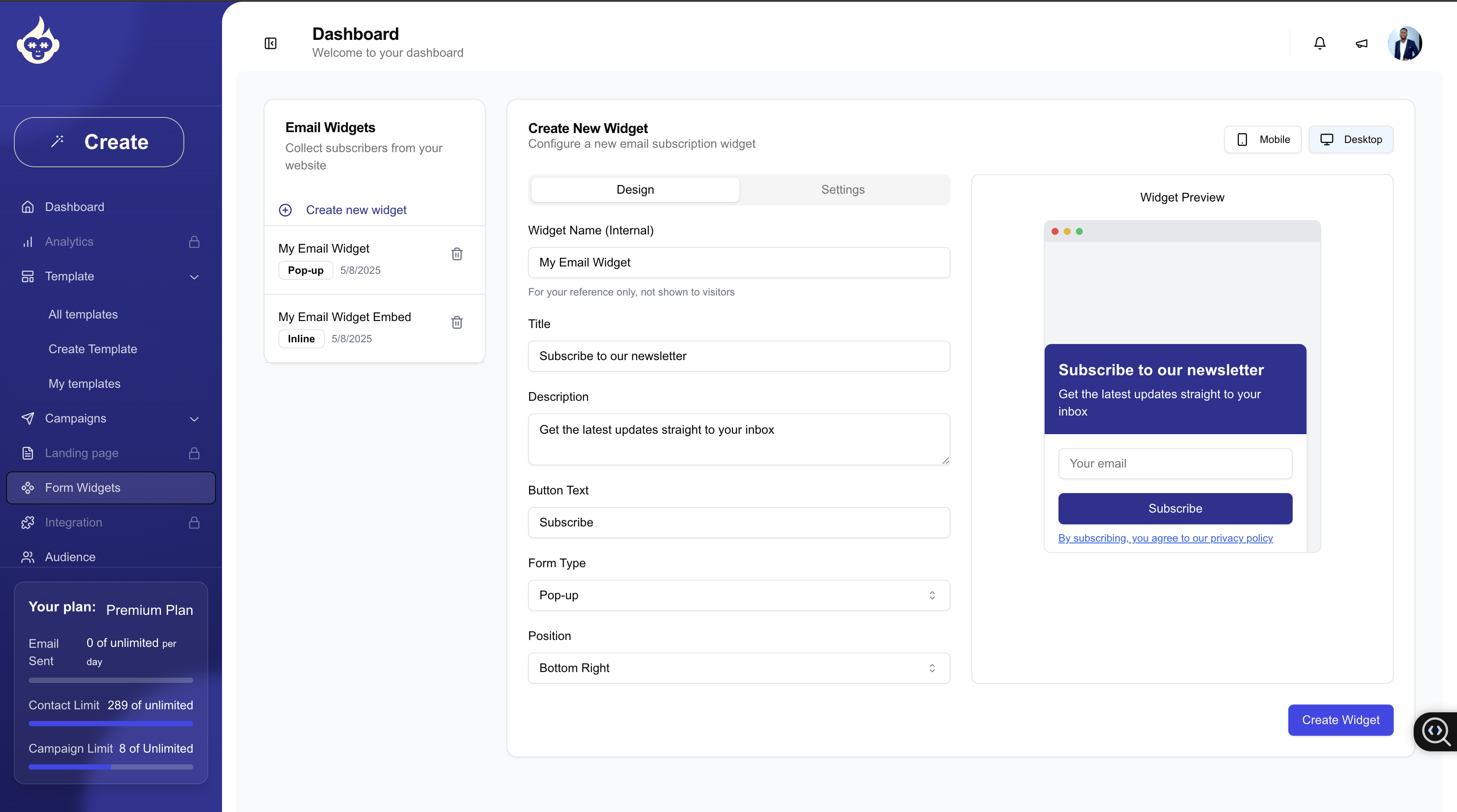 Form Builder Interface